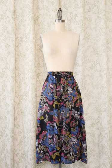 Tattoo Floral Sheer Skirt XS