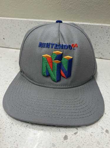 Nintendo NES Retro Video Game Controller Snapback Baseball Hat Cap One-Size  Gray