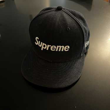 Supreme x New Era Champions Box Logo Hat 'Bright Blue