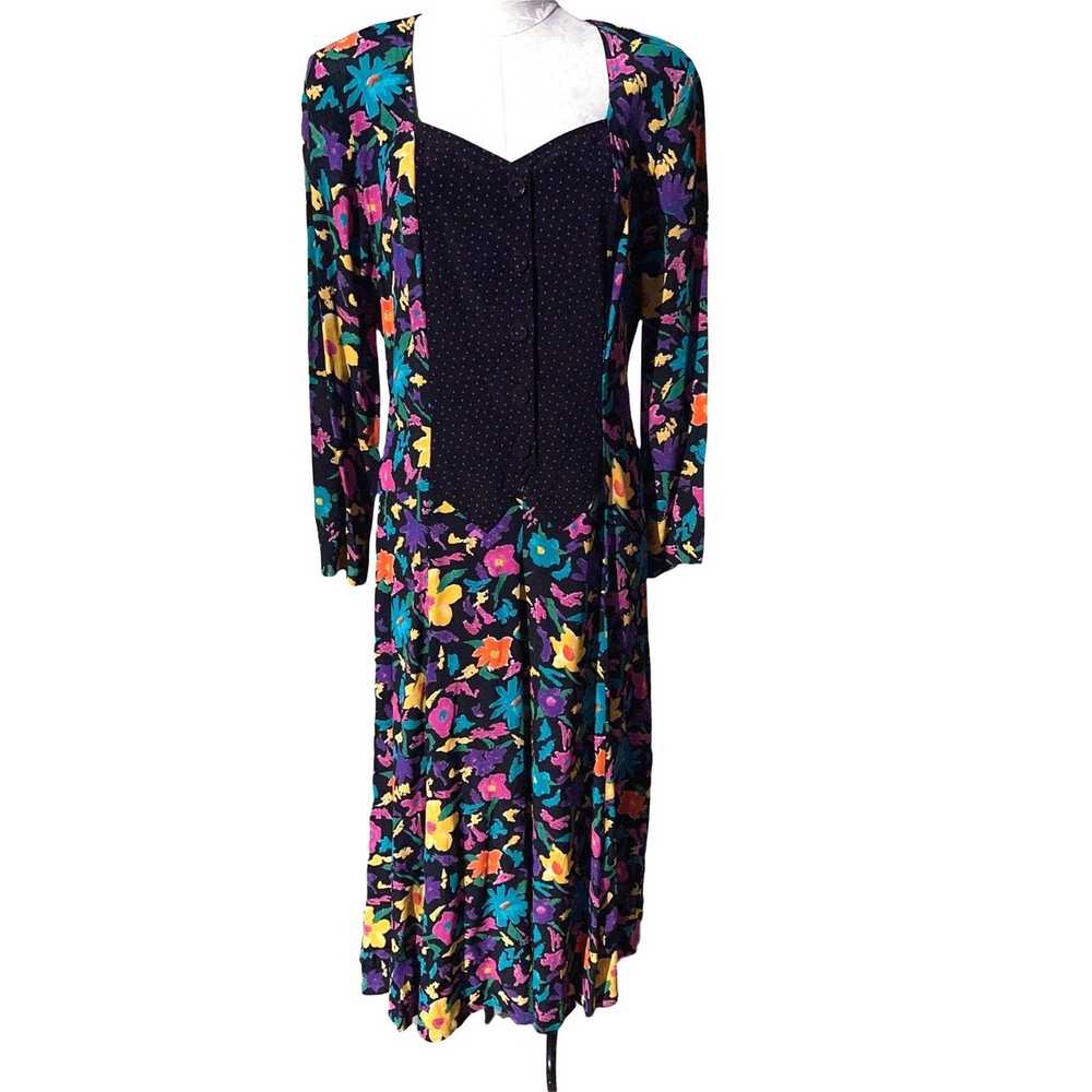 Vintage Carole Little Vintage Dress Womens Size 1… - image 1