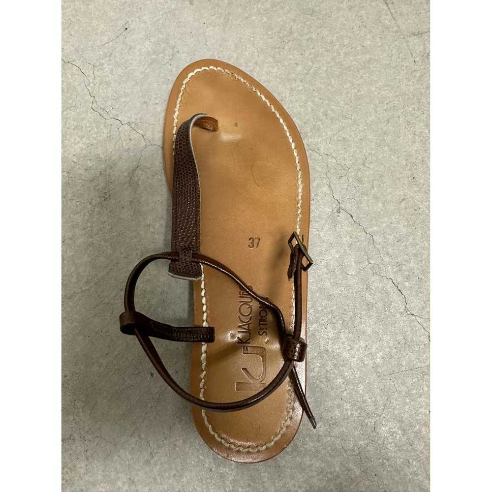 K Jacques Patent leather sandal - image 3