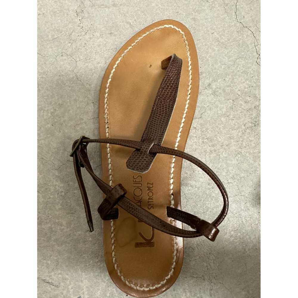 K Jacques Patent leather sandal - image 4
