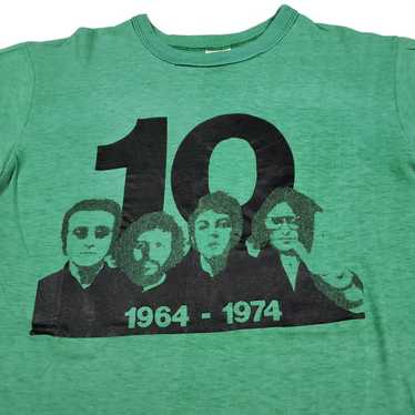 70s The Beatles 10 Year Anniversary Rock t-shirt Medium - The Captains  Vintage