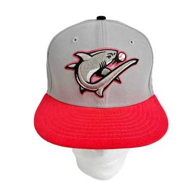 New Era 59Fifty Spokane Indians Redband Trout  MiLB Club Fitted Hat Size  7 1/4 
