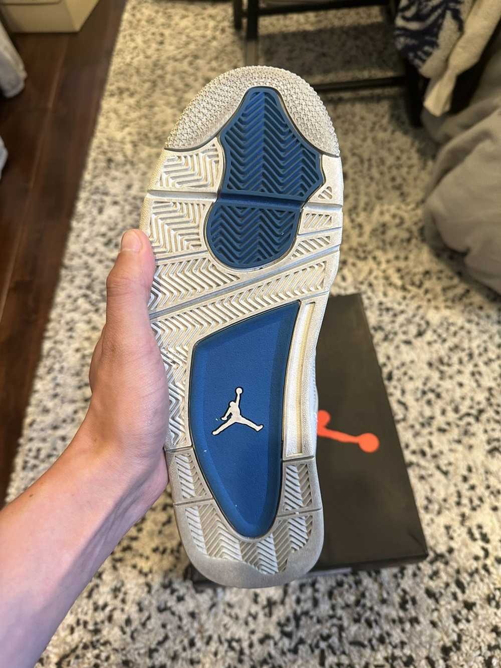 Jordan Brand × Nike Air Jordan 4 Military Blue Sz… - image 9