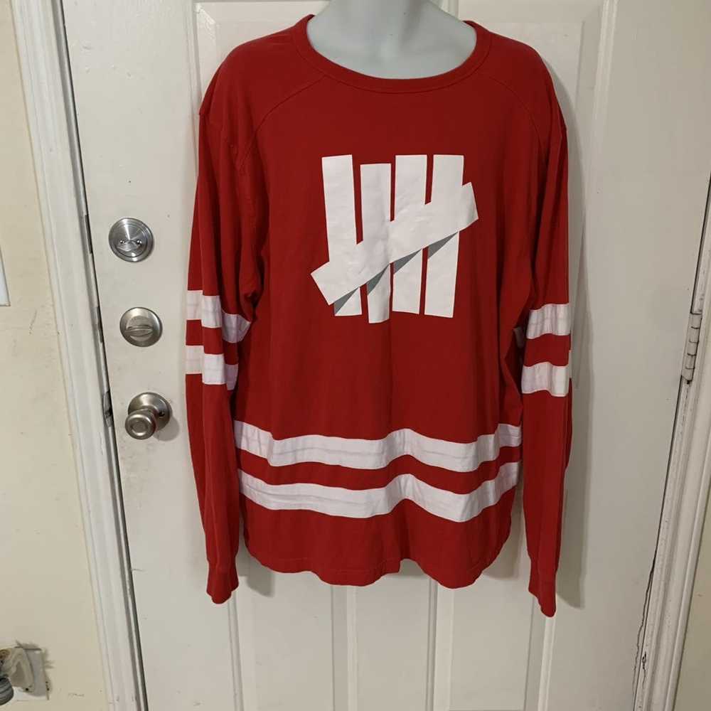 Undefeated Undefeated Logo 15 LS jersey style t s… - image 3