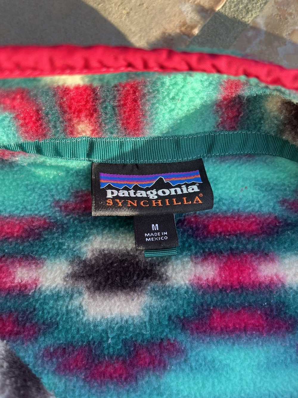 Patagonia Patagonia Synchilla Fleece Turquoise/Re… - image 4