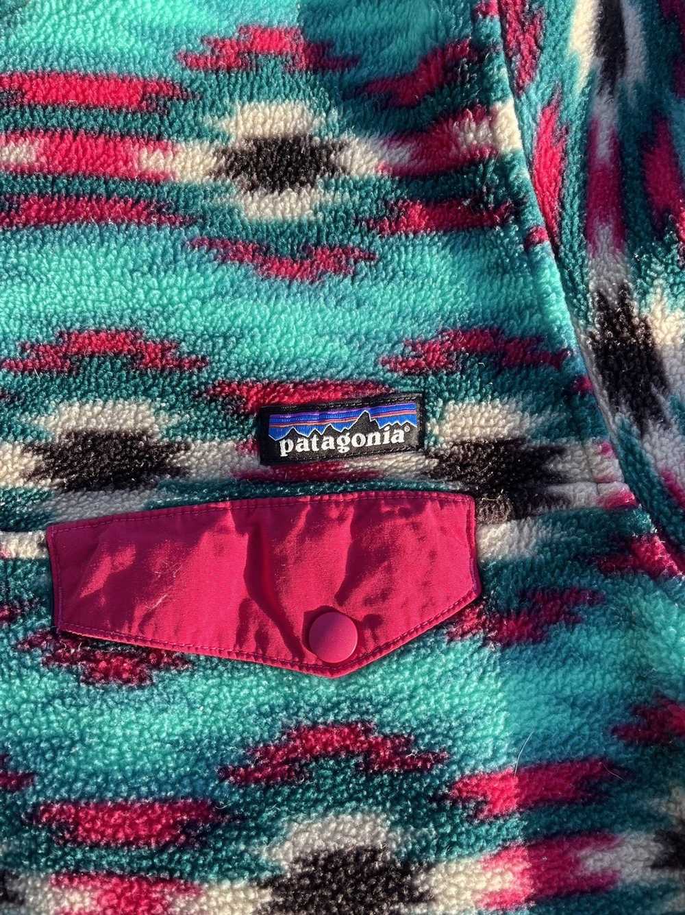 Patagonia Patagonia Synchilla Fleece Turquoise/Re… - image 5