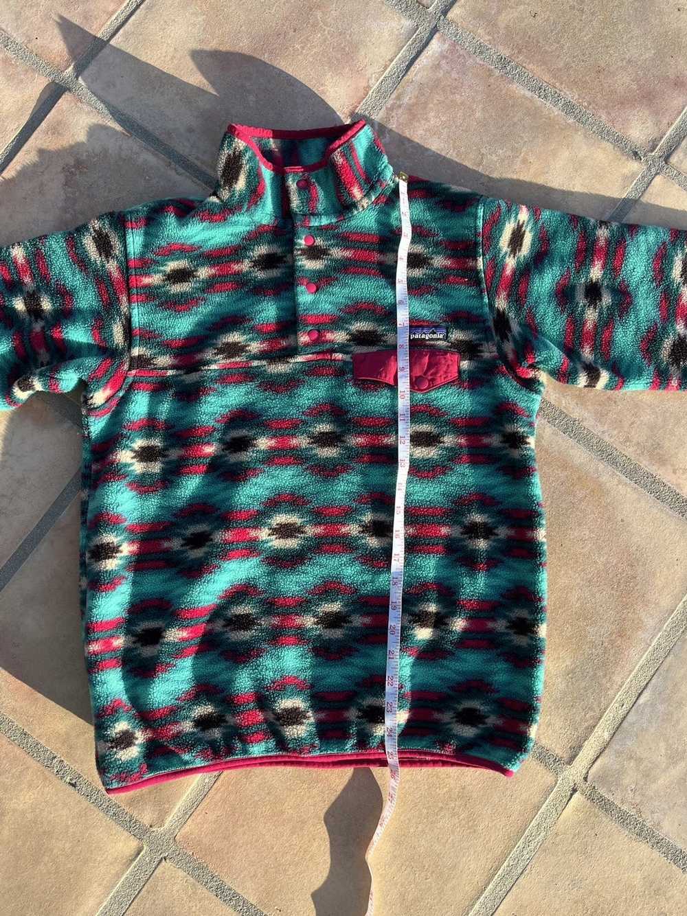 Patagonia Patagonia Synchilla Fleece Turquoise/Re… - image 7