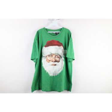 Christmas shirt, vintage santa, - Gem