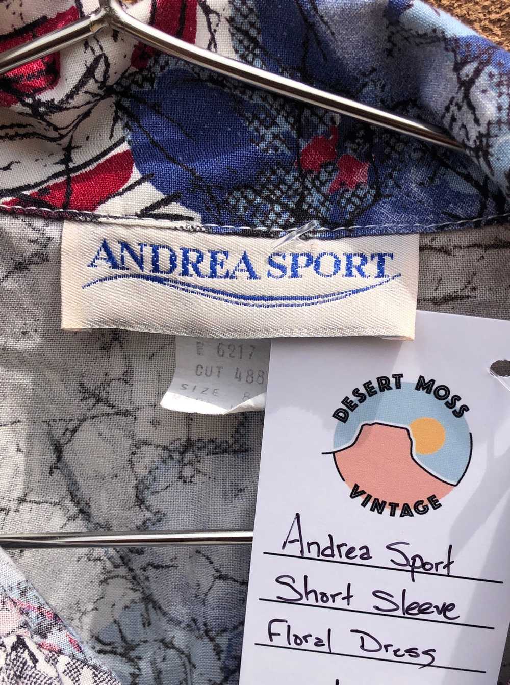 Andrea Sport Short Sleeve Floral Dress - image 2