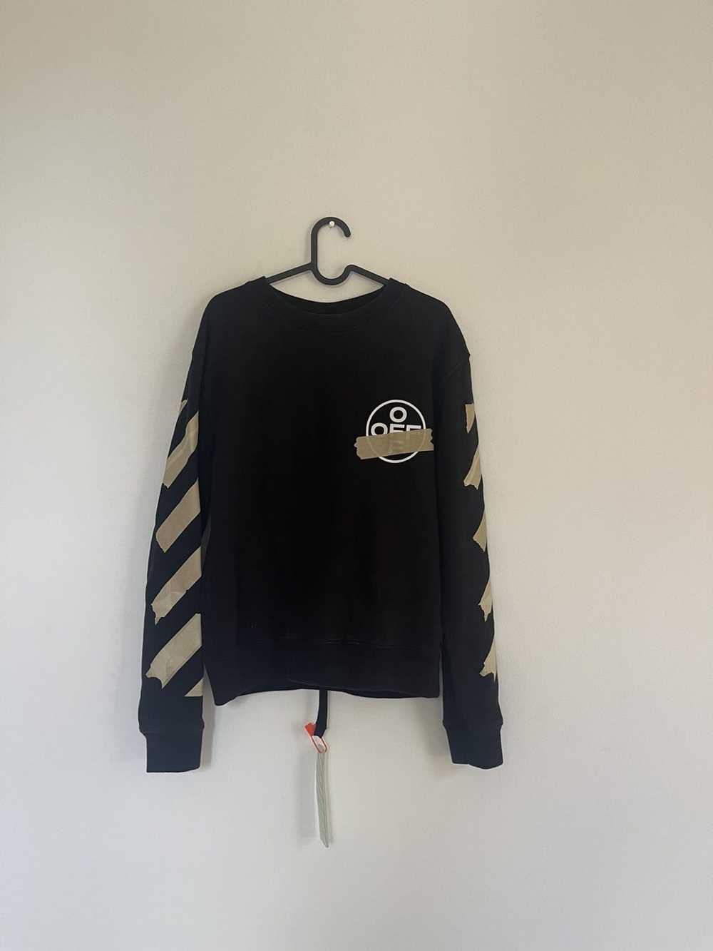 Off-White Off white golden tape arrows sweatshirt - image 2