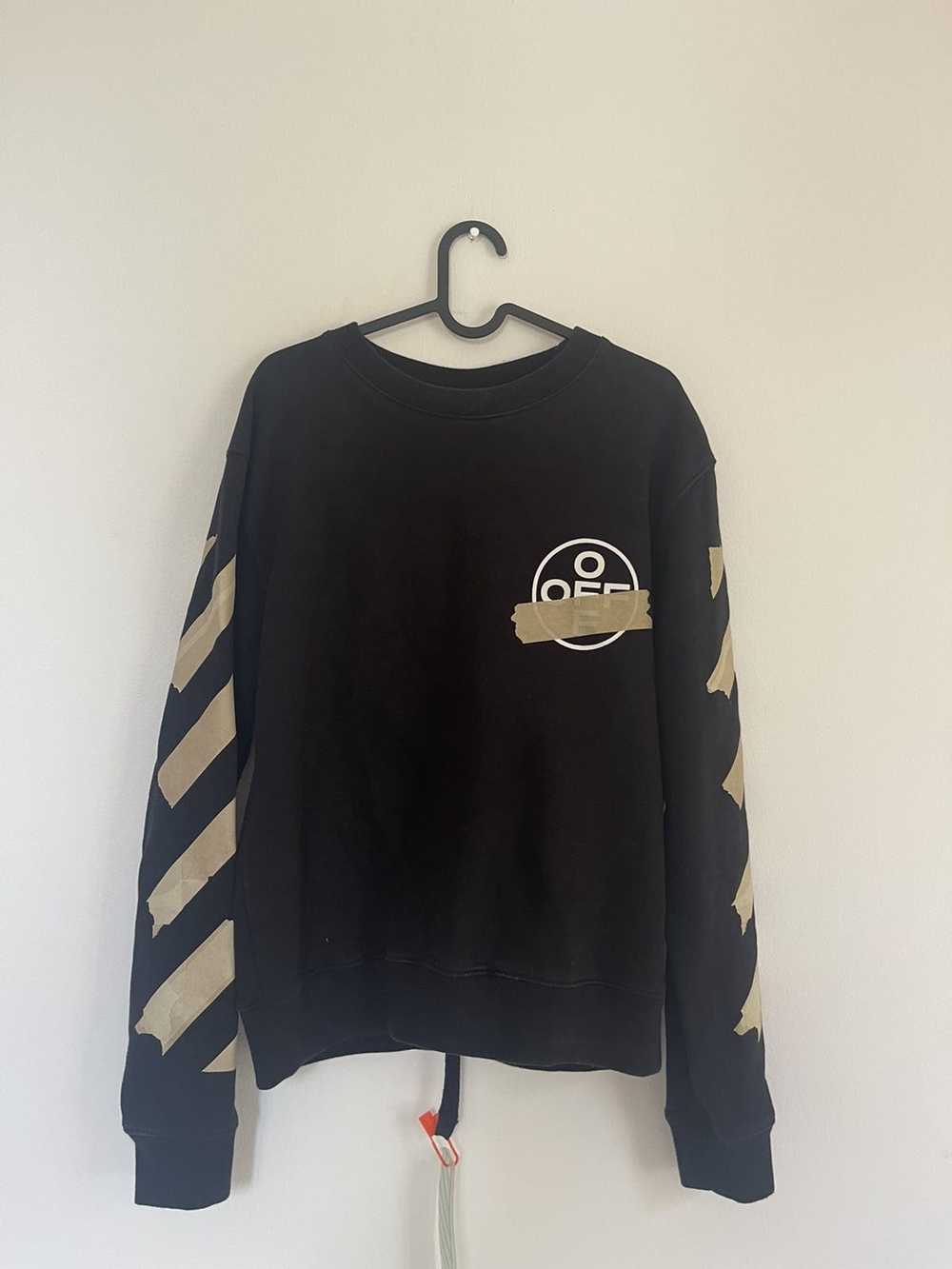 Off-White Off white golden tape arrows sweatshirt - image 4