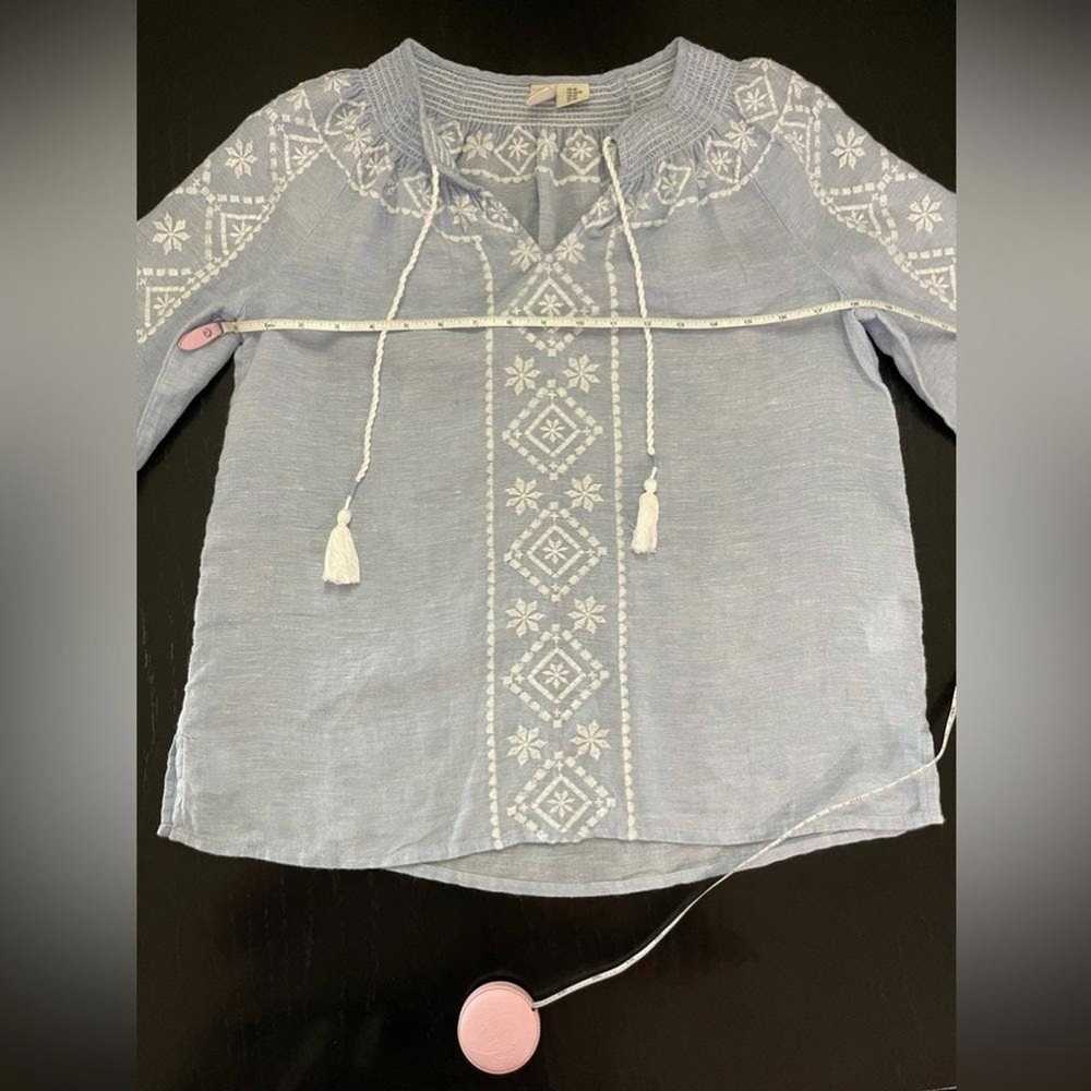 Joie Joie Linen Blouse - image 7