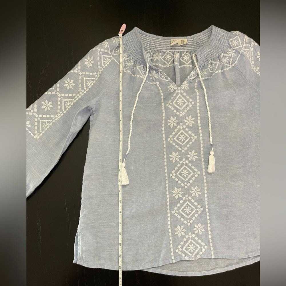 Joie Joie Linen Blouse - image 8