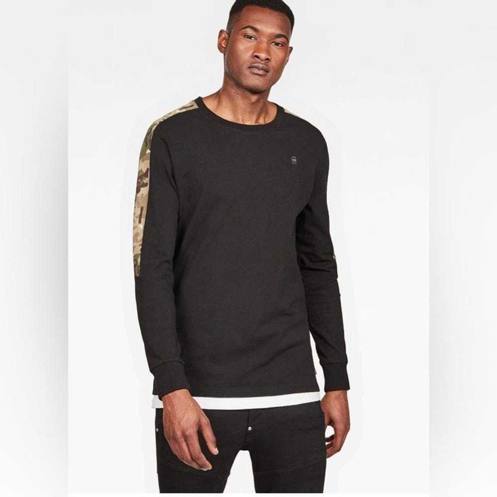 G Star Raw G-Star Graphic 1 Meson Ribbed Long Nec… - image 1