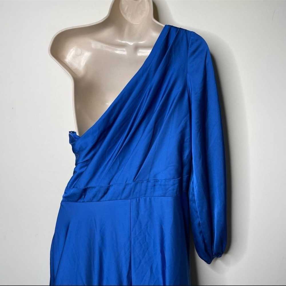 Other Mac Duggal Cobalt Blue One Shoulder High Lo… - image 10