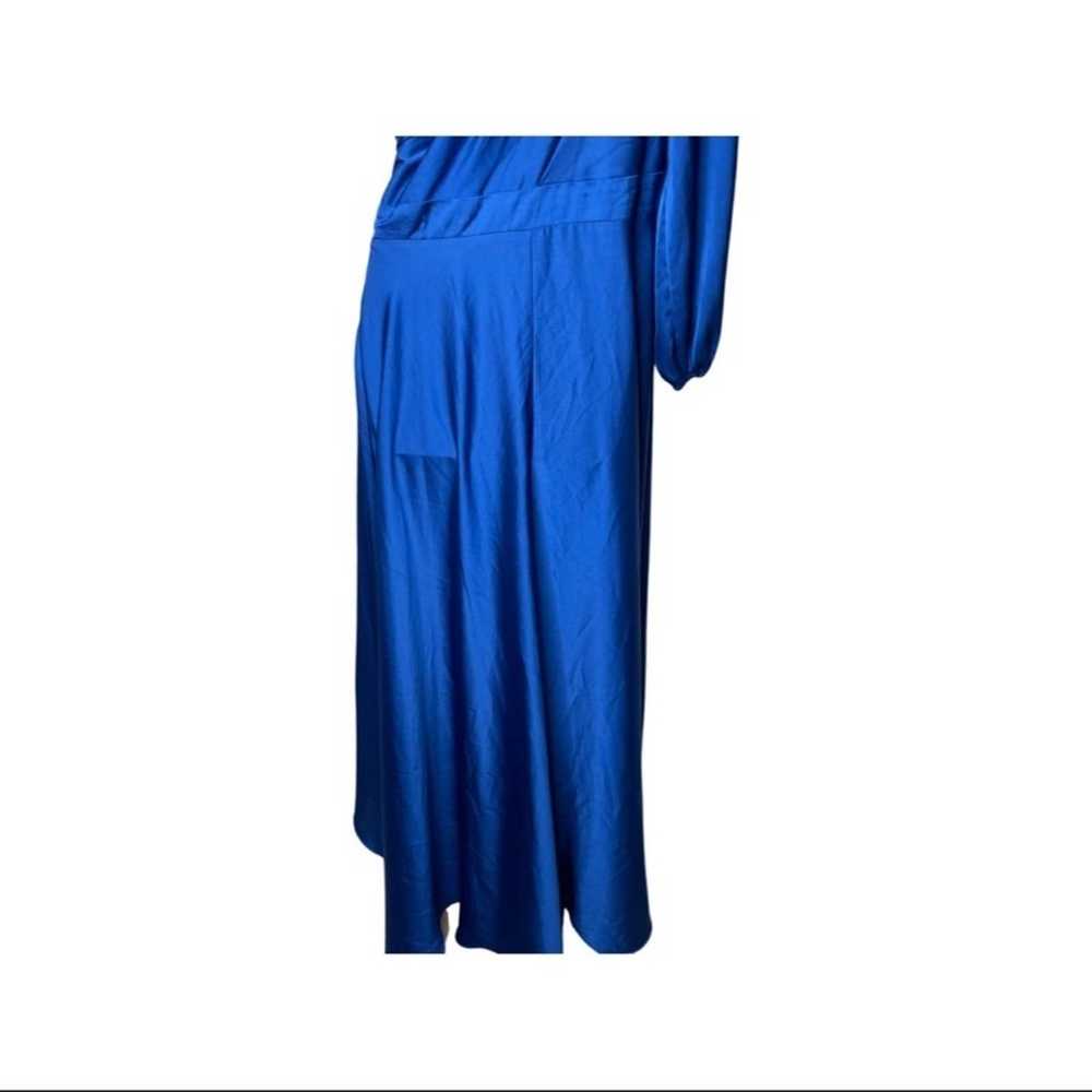 Other Mac Duggal Cobalt Blue One Shoulder High Lo… - image 11