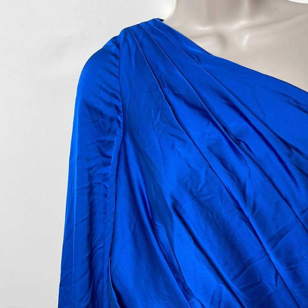 Other Mac Duggal Cobalt Blue One Shoulder High Lo… - image 4