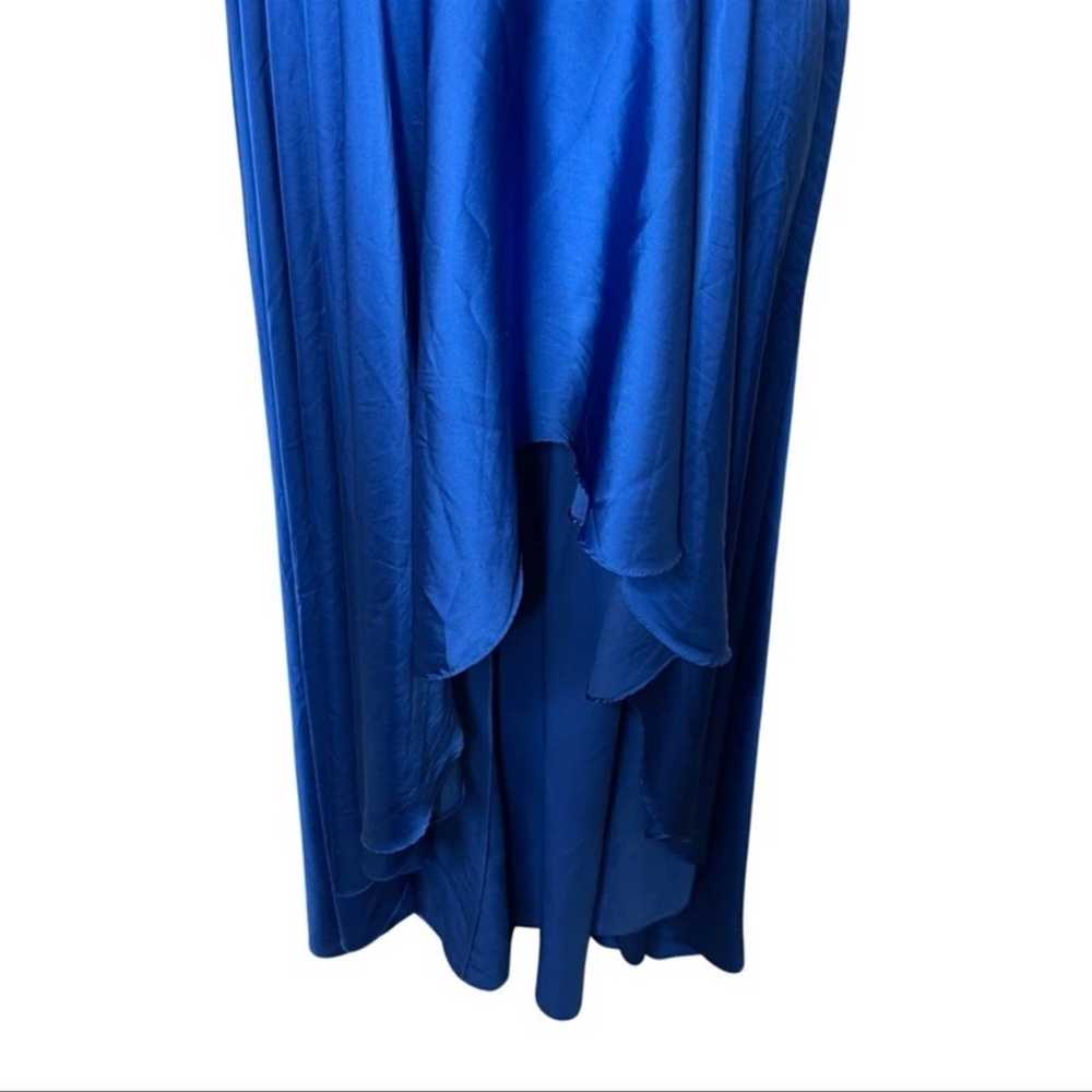 Other Mac Duggal Cobalt Blue One Shoulder High Lo… - image 6