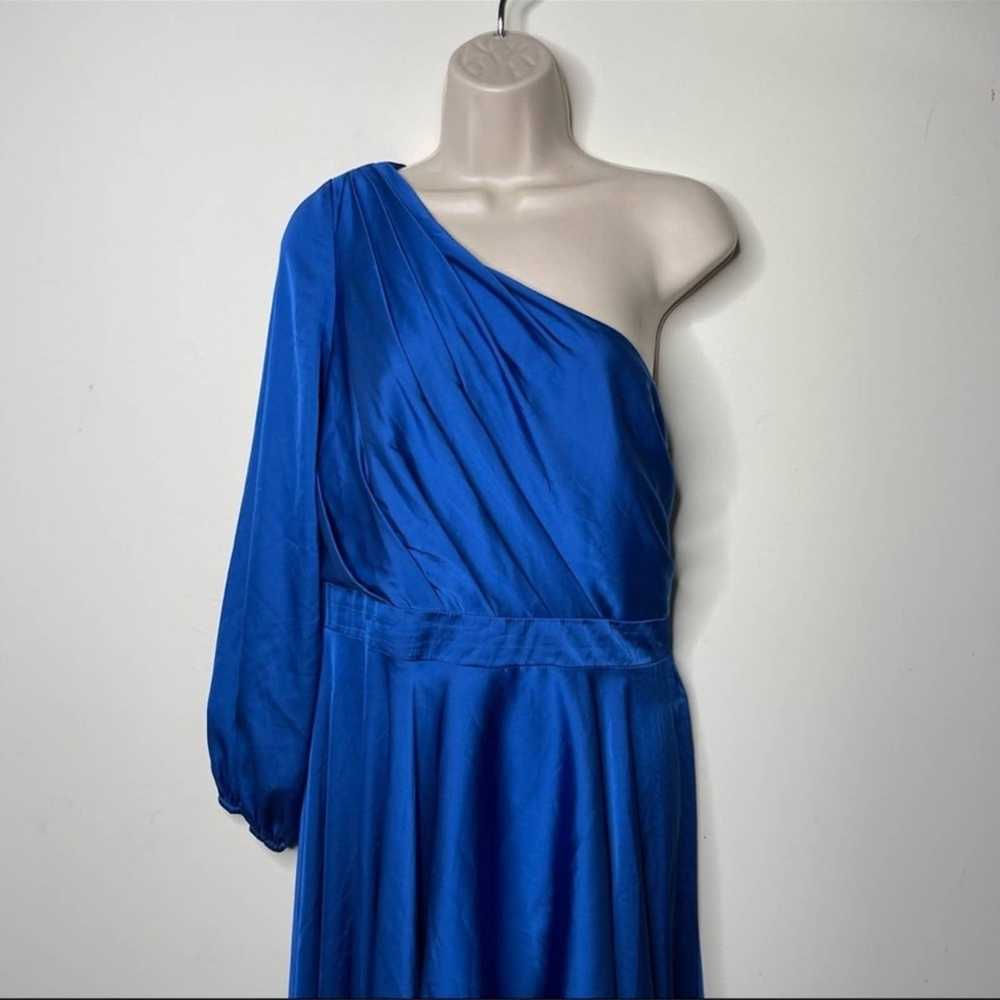 Other Mac Duggal Cobalt Blue One Shoulder High Lo… - image 7