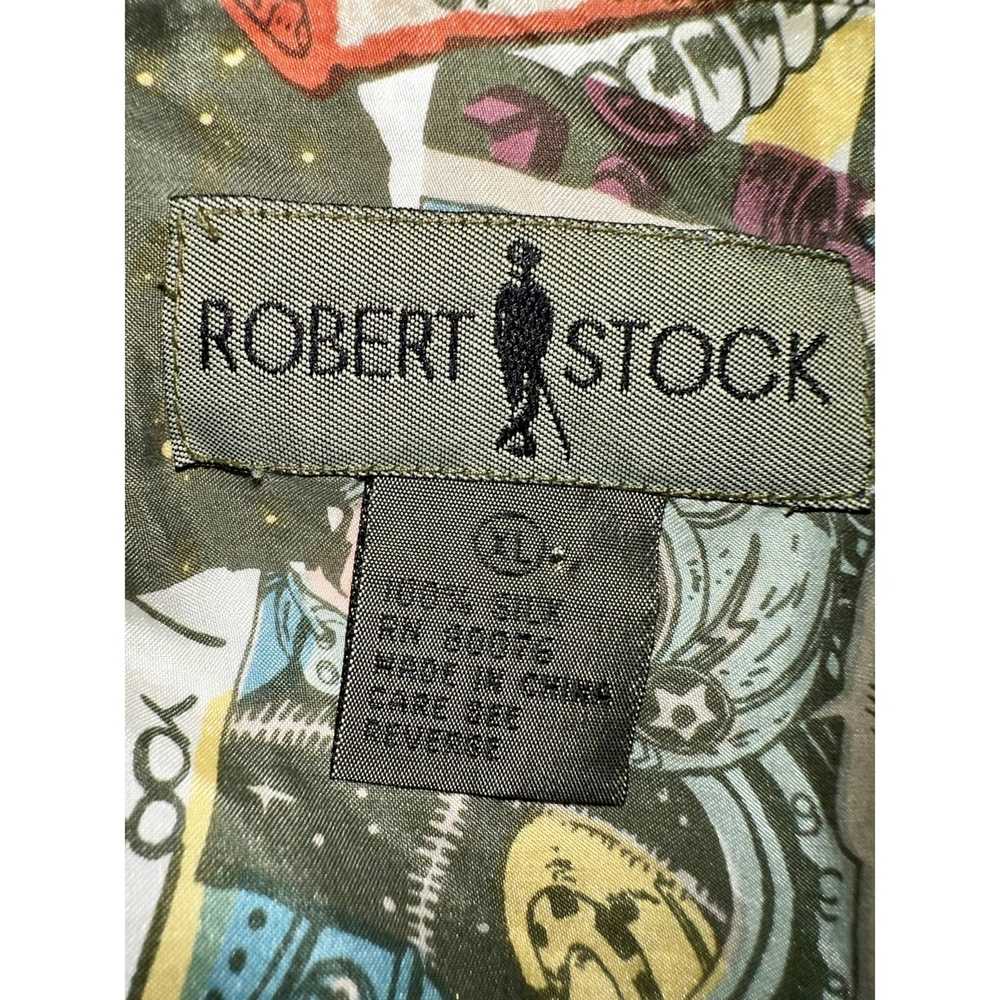 Robert Stock 80's UNISEX SILK COMIC SHIRT 1953 JO… - image 3