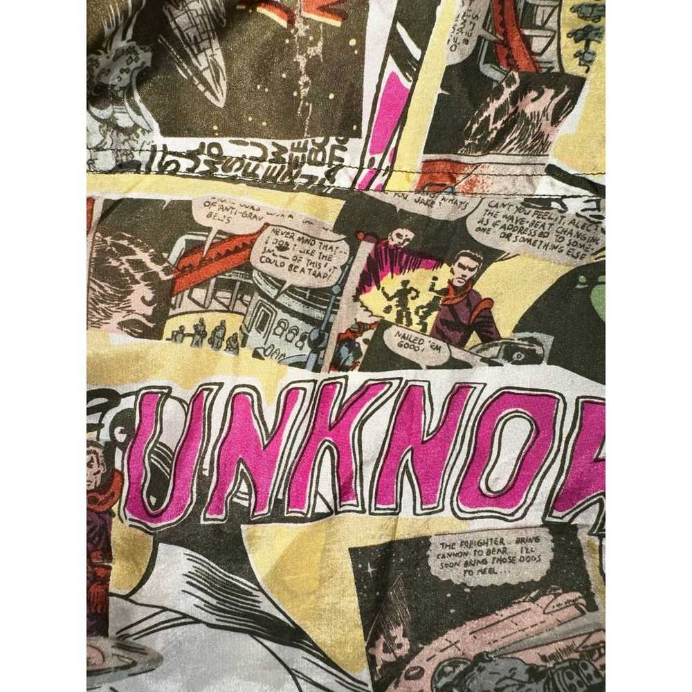 Robert Stock 80's UNISEX SILK COMIC SHIRT 1953 JO… - image 7