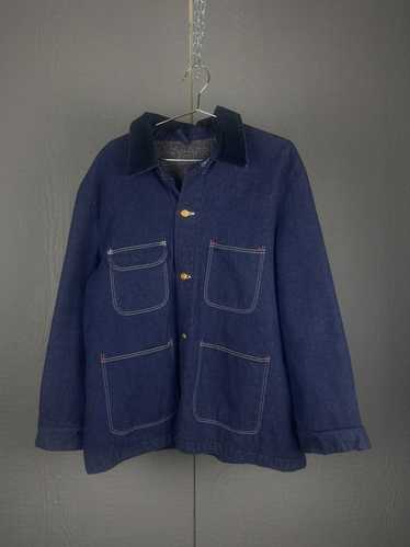 80s 90s Denim Oversize Chore Jacket - Unisex Medium – Flying Apple