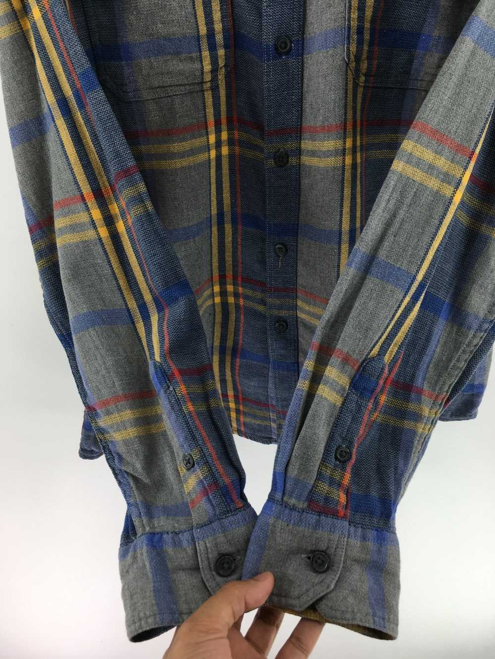 Flannel × Old Navy Vintage OLD NAVY Plaid Checker… - image 4