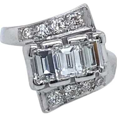 Platinum Diamond Ring - image 1