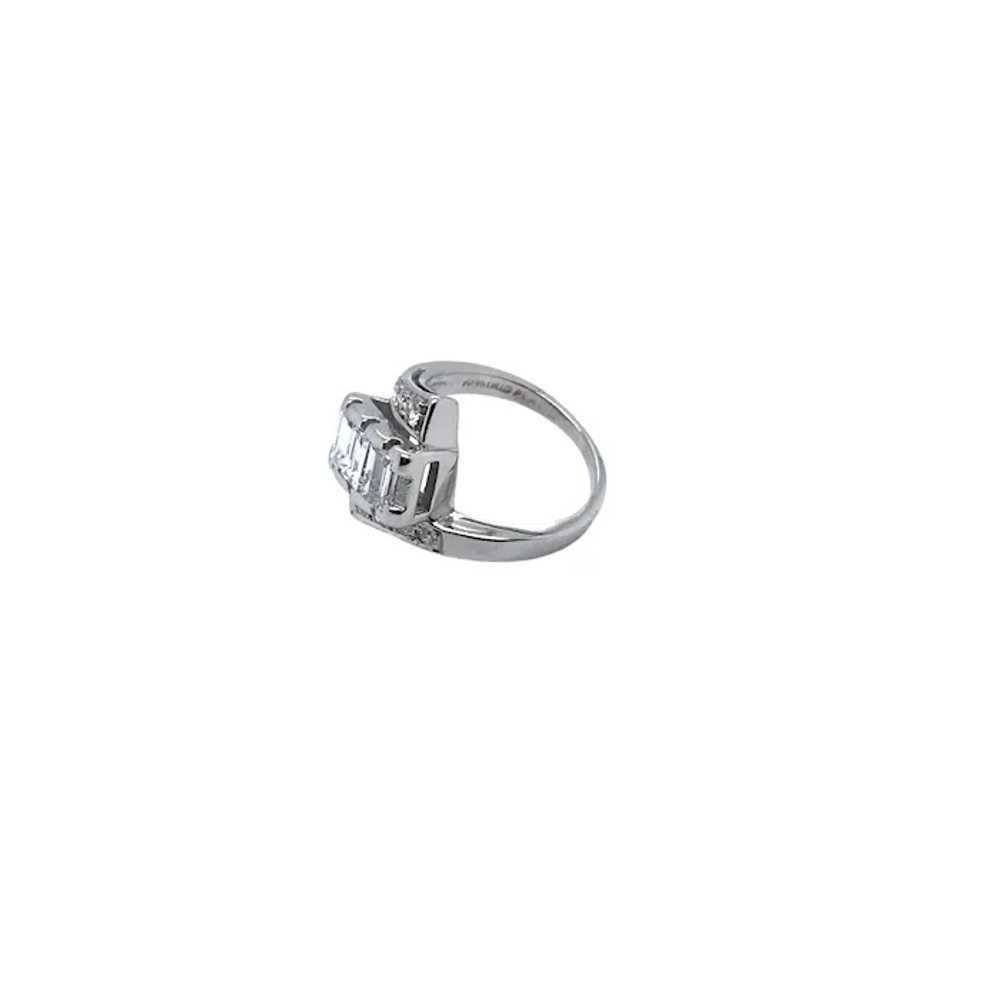 Platinum Diamond Ring - image 2