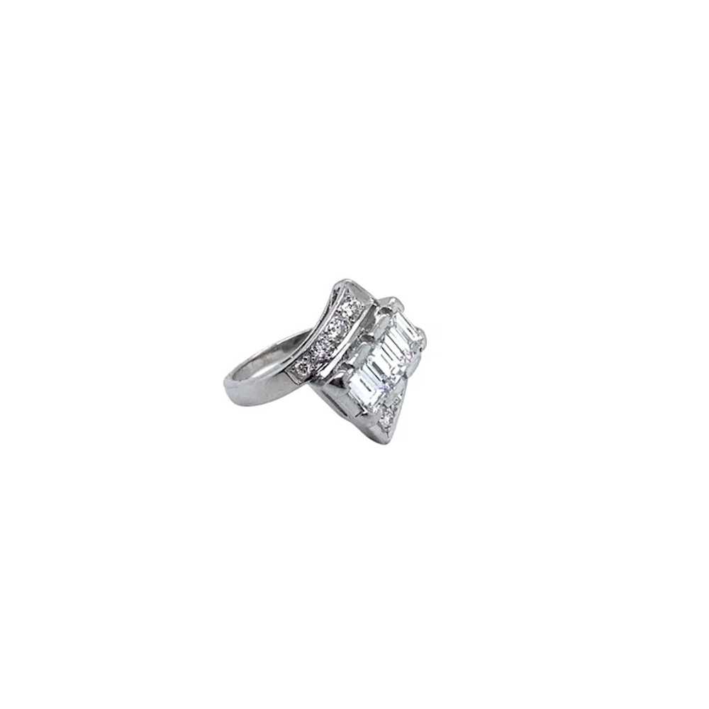 Platinum Diamond Ring - image 4