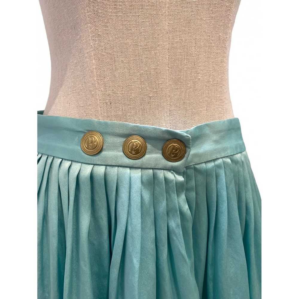 Pierre Balmain Silk mid-length skirt - image 3