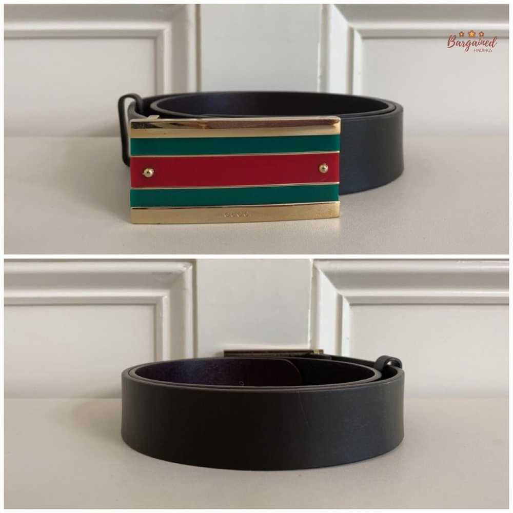 Gucci Leather belt - image 9