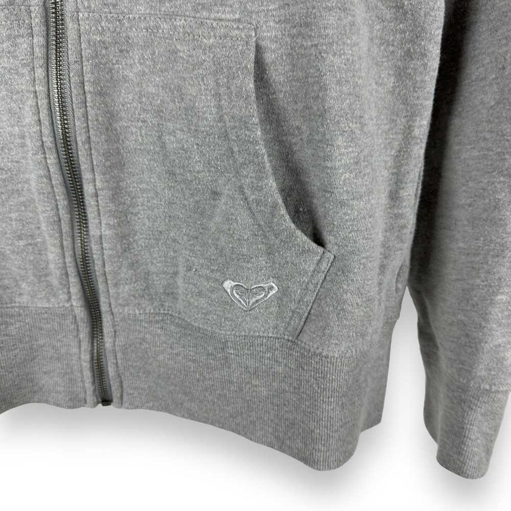 Other × Streetwear Womens Y2K Roxy Full ZIP Grey … - image 3