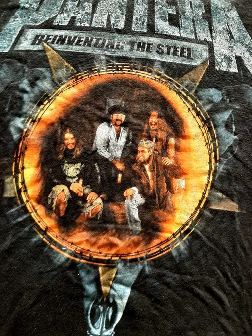 Rock T Shirt Pantera - Reinventing The Steel Tour… - image 4