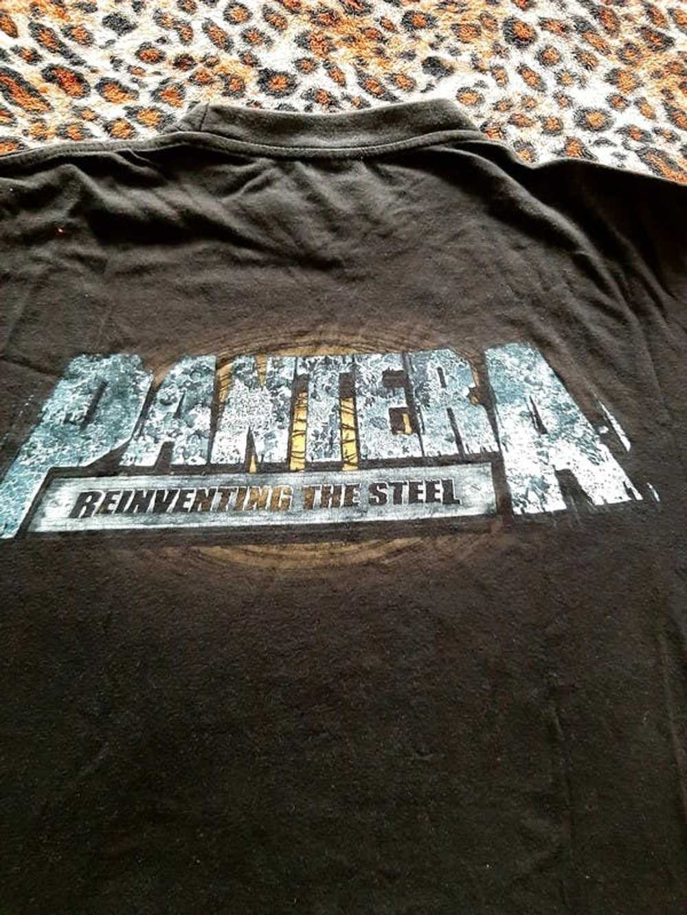 Rock T Shirt Pantera - Reinventing The Steel Tour… - image 5