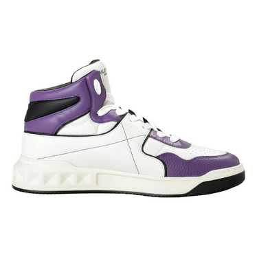 Valentino Garavani Leather high trainers - image 1