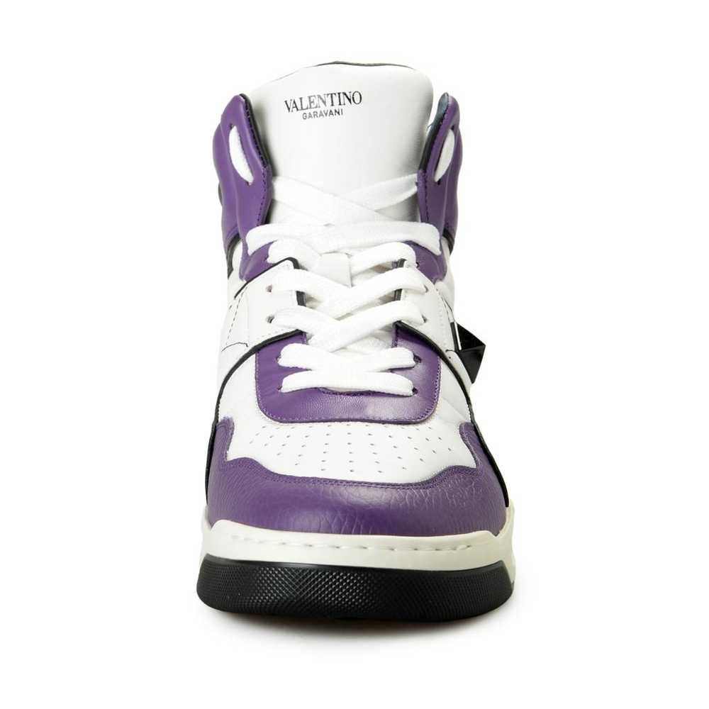 Valentino Garavani Leather high trainers - image 7