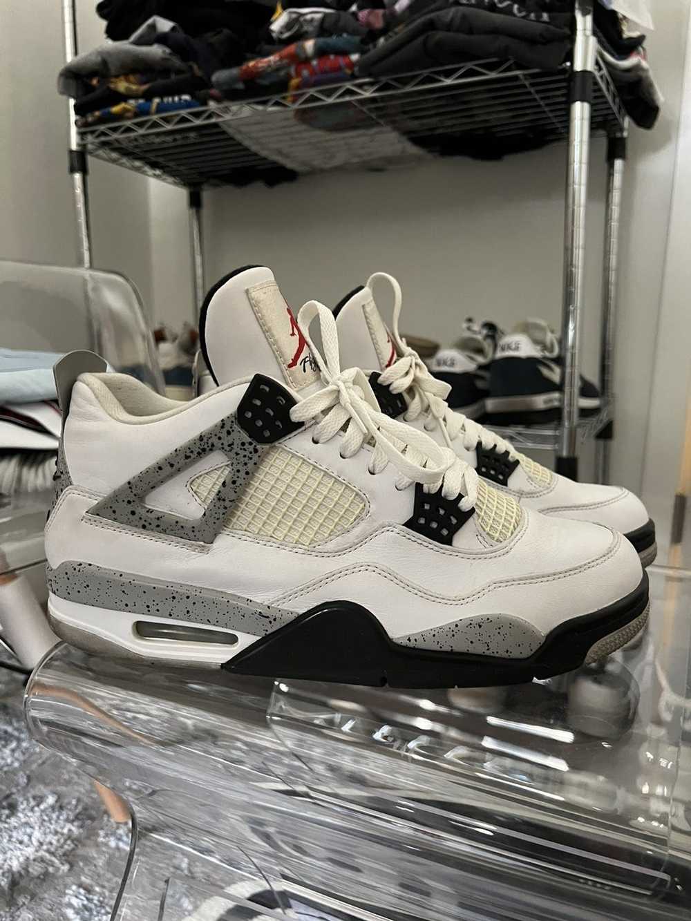 Jordan Brand × Nike Nike Jordan 4 White cement - image 1