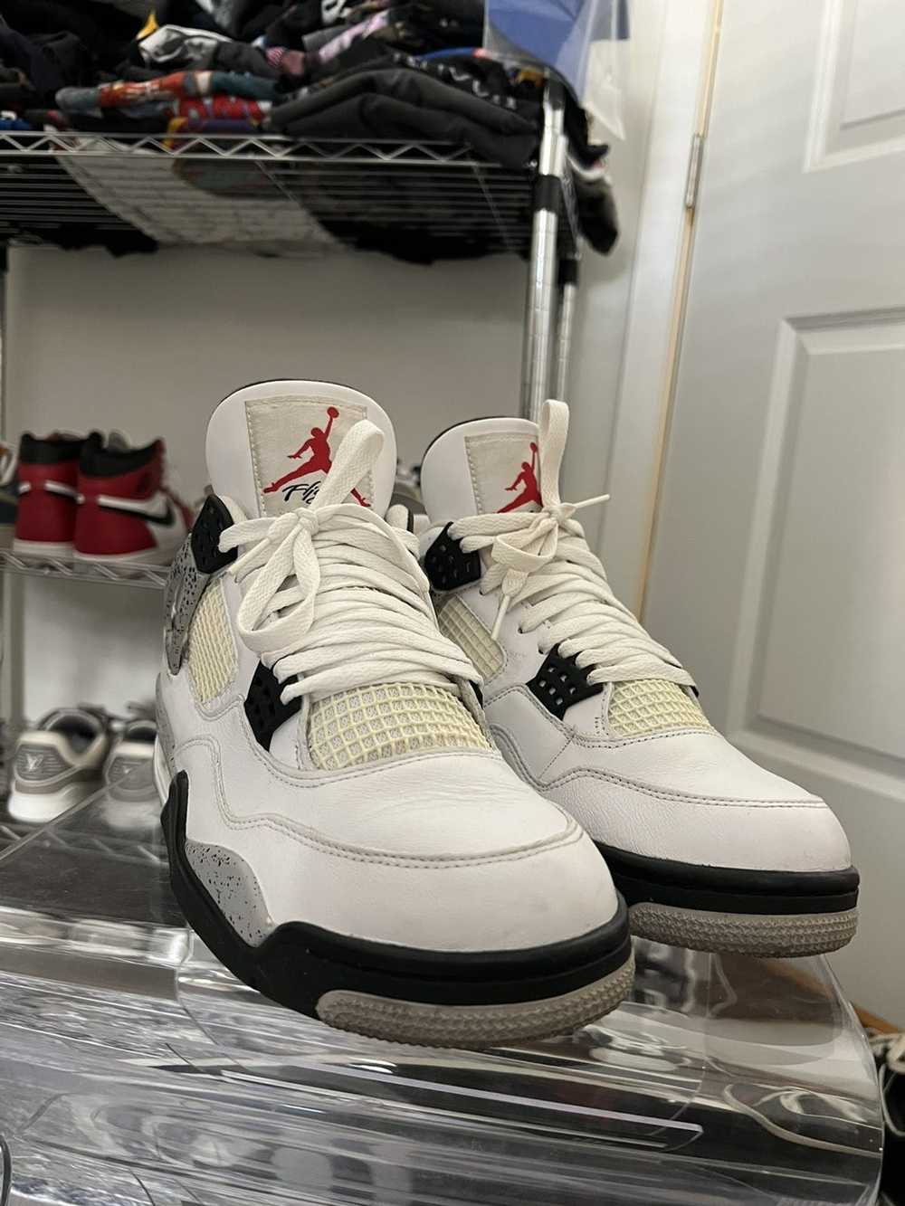 Jordan Brand × Nike Nike Jordan 4 White cement - image 3