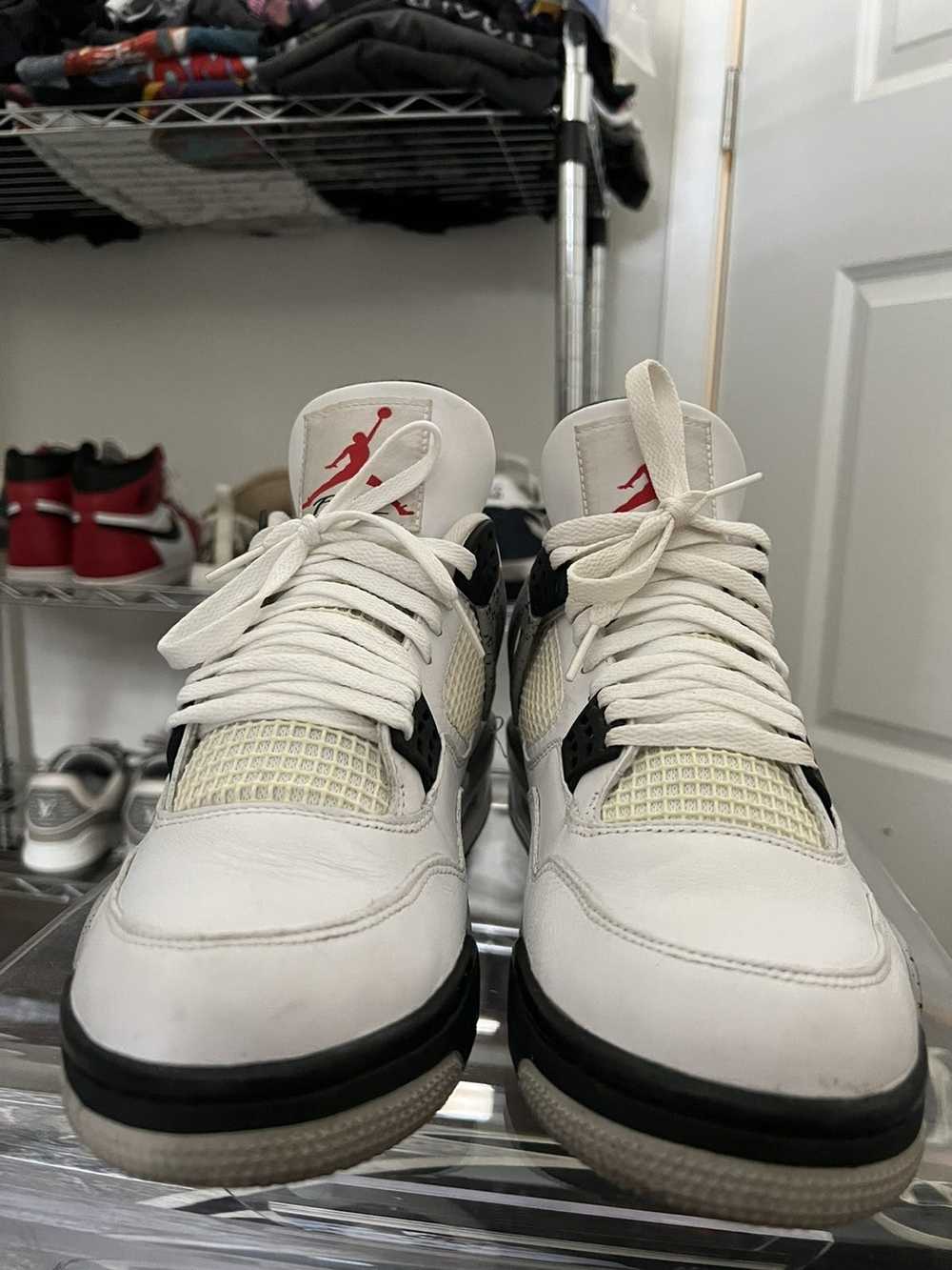 Jordan Brand × Nike Nike Jordan 4 White cement - image 4