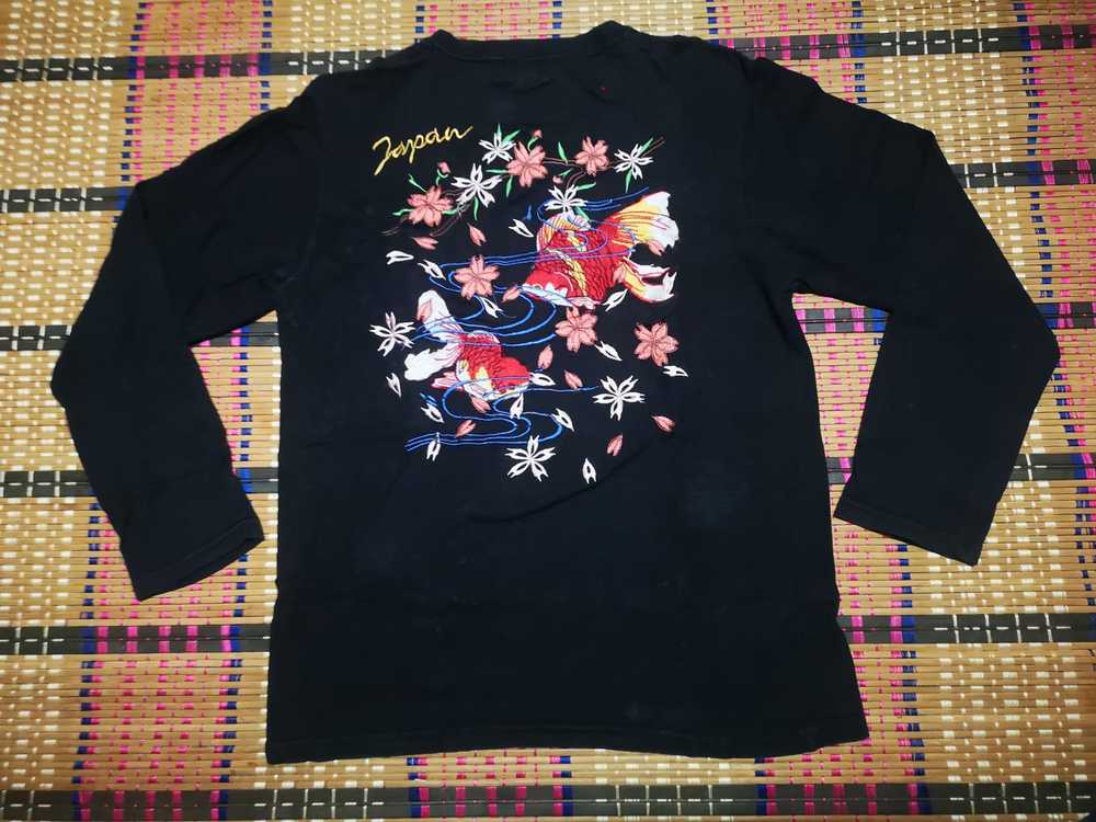 Japanese Brand × Vintage Japanese '' Ikan Koi'' e… - image 1