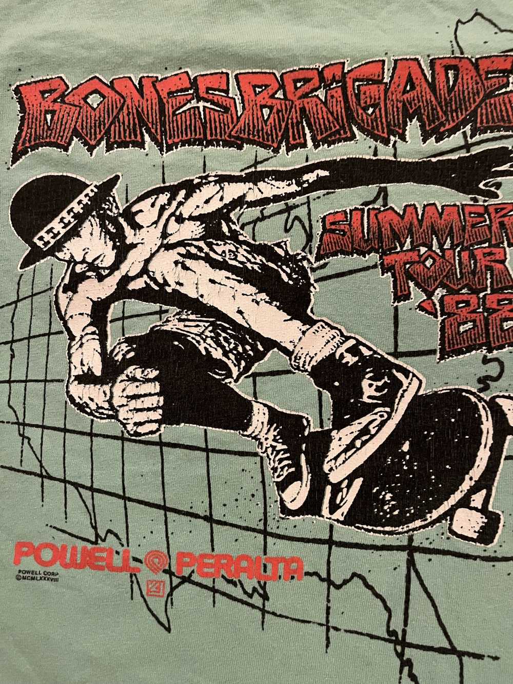 Powell Peralta Bones Brigade Vintage 1988 Tour Sh… - image 2