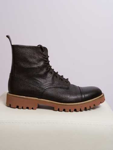 Barneys New York Barneys Boots Grain Leather Brown