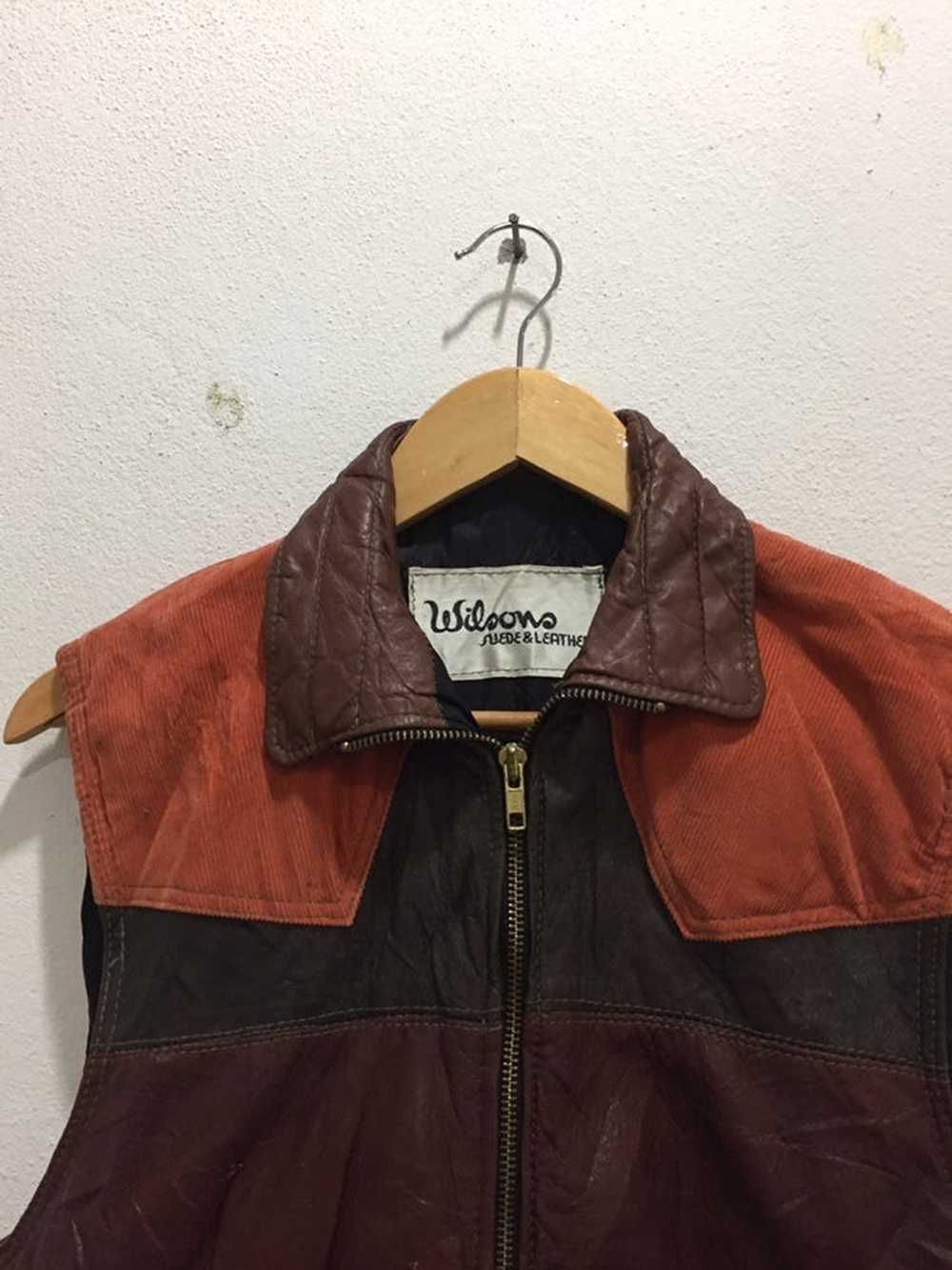 Leather × Wilsons Leather Vintage Wilsons Suede &… - image 4