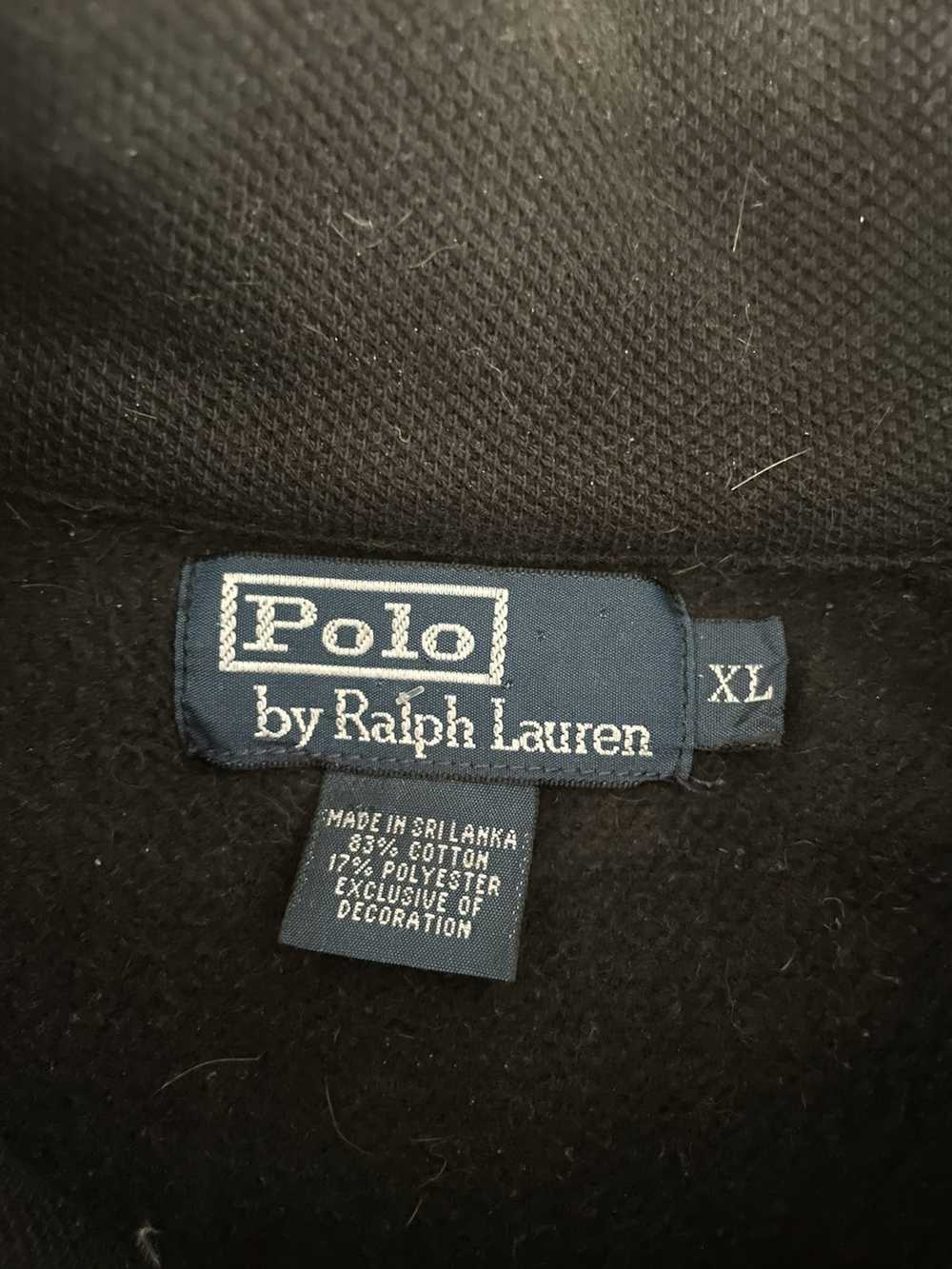 Polo Ralph Lauren × Vintage Leather Trim Pique Kn… - image 5