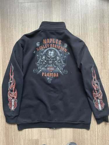 Harley Davidson Harry Zip Up Black