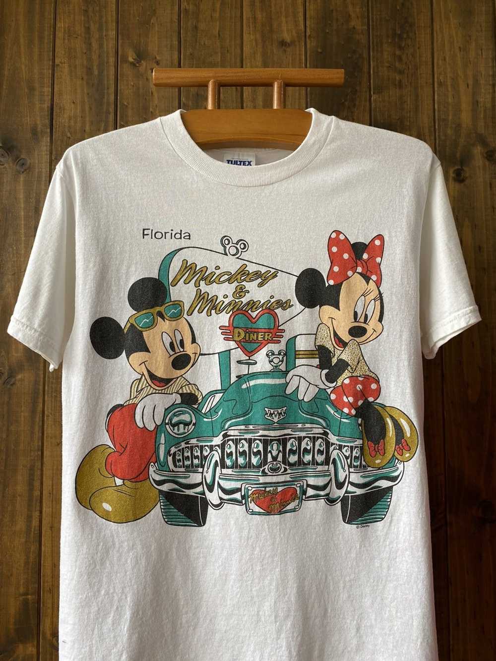 Disney × Tultex × Vintage Vintage 90s Mickey & Mi… - image 2