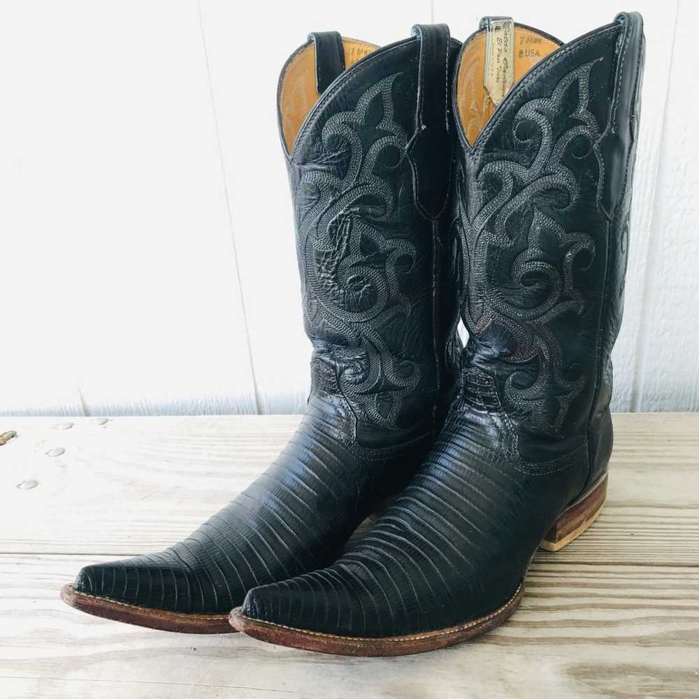 Other Botas Cadena Cowboy Western Boots Sz 8 27 L… - image 11